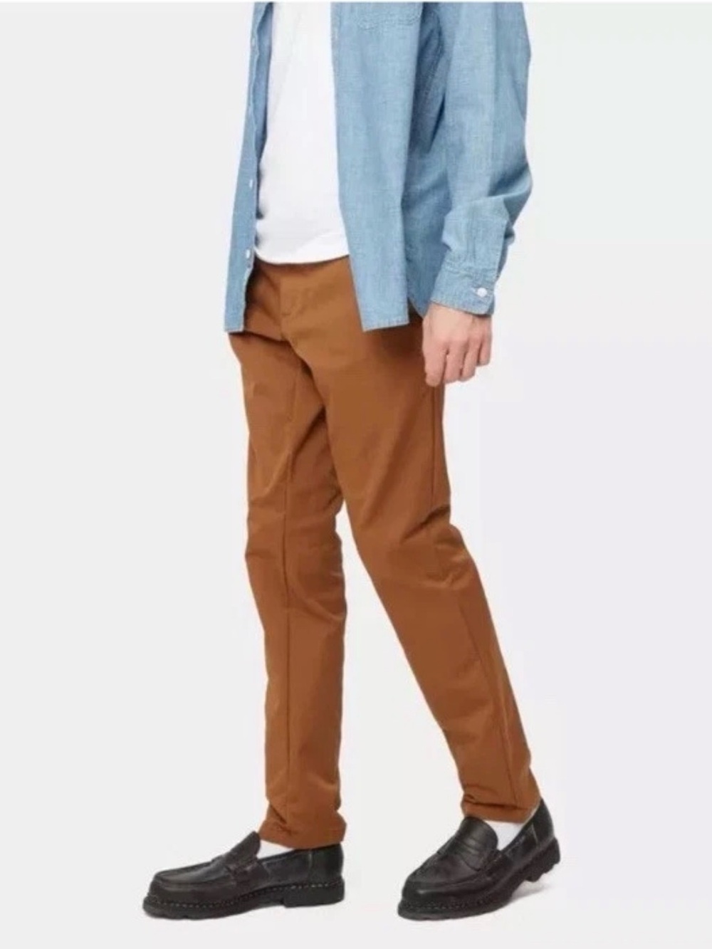 NWT Carhartt Wip : Sid Pants Hamilton Brown Size 26x32 - Picture 9 of 10